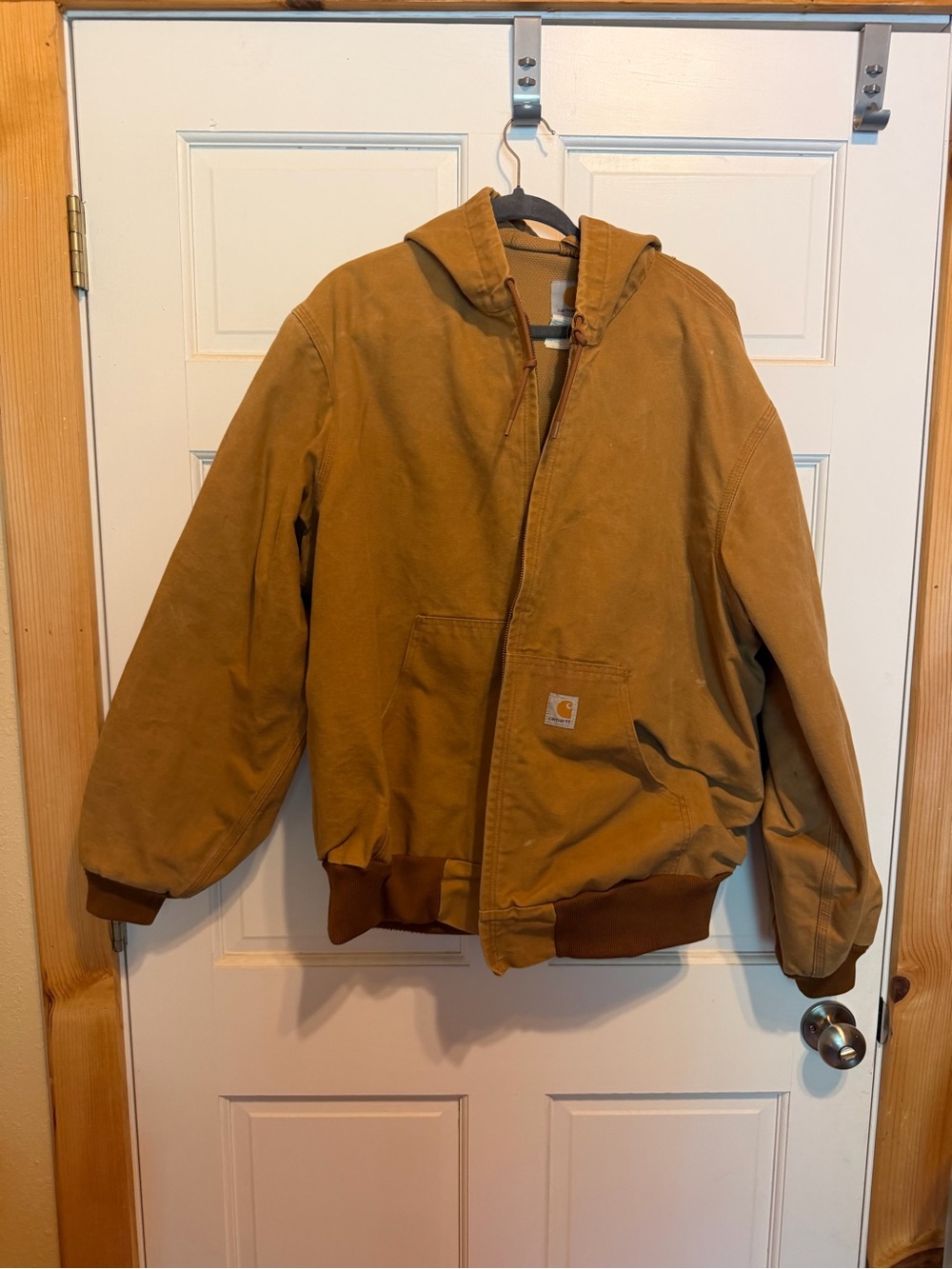 Carhartt Hooded Duck Canvas Jacket - J131 - Vintage -Y2K - made in USA